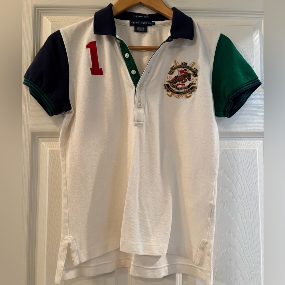 Vintage Ralph Lauren Skinny Polo Size L (fits more like a M)